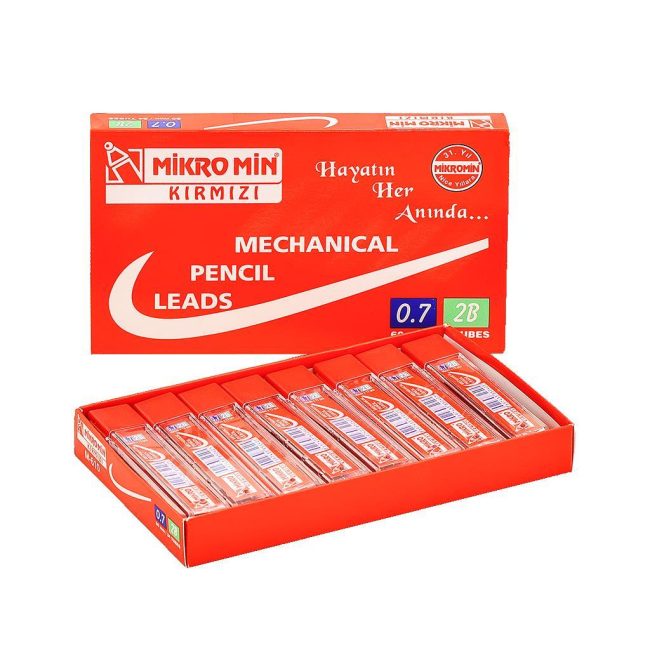 M-610 60MM PENCIL LEAD RED 0.7MM