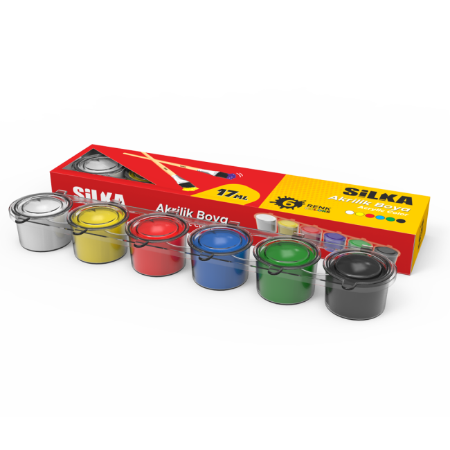 17ml 6 COLOR ACRYLIC PAINT
