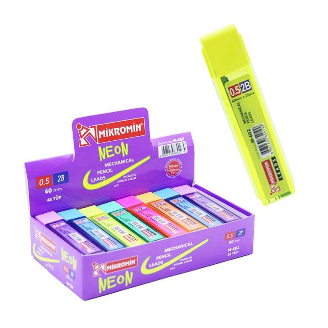 M-602 60MM NEON PENCIL LEAD (SHORT MIN) 0.5MM
