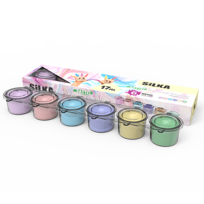 17ml PASTEL 6 COLOR FINGER PAINT