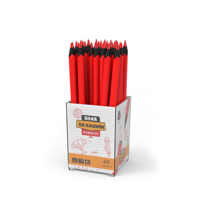 40 PCS FIRST RED PENCILS