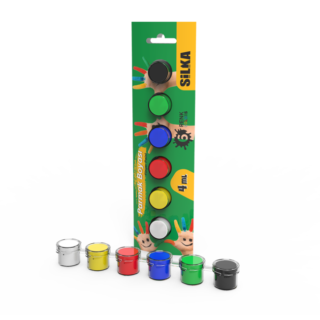 4ml 6 COLOR FINGER PAINT