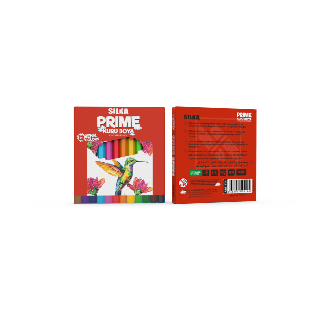 12 PCS PRIME HALF SIZE COLORED PENCILS