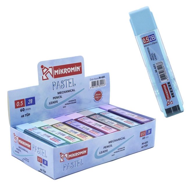 M-601 60MM PASTEL PENCIL LEAD (SHORT MIN) 0.5MM