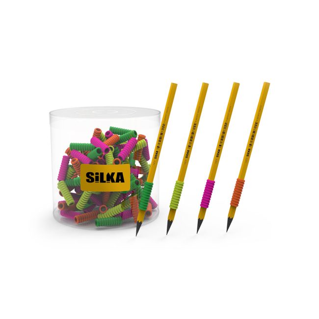 NEON 72 PCS SPIRAL PENCIL GRIP
