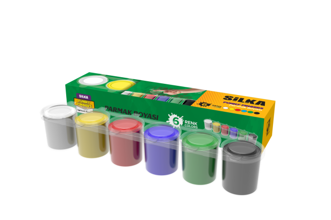 6 COLOR FINGER PAINT