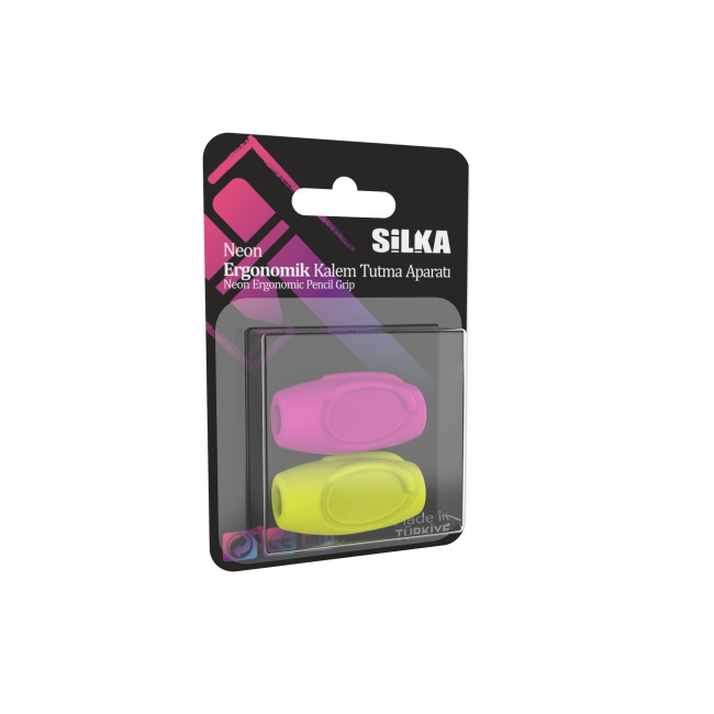 NEON ERGONOMIC PEN GRIP BLISTER SET