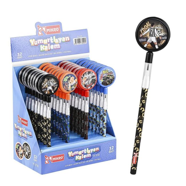 YK 318-32 EGG-LAYING PENCIL (BOY'S DESIGN) WITH STAND