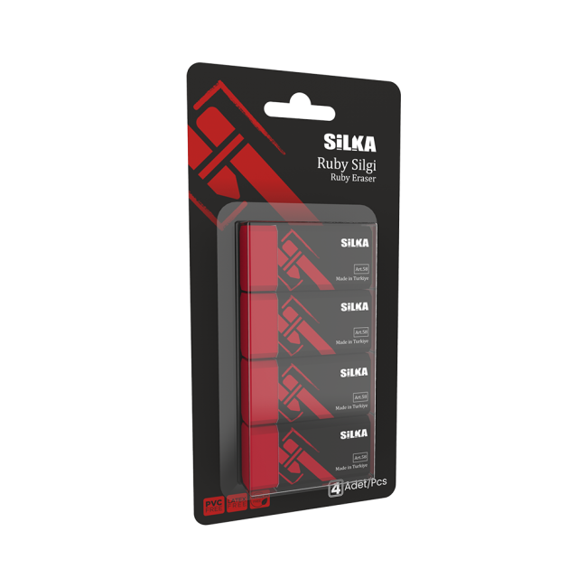 24 MEDIUM 4 PCS RUBY BLISTER SET