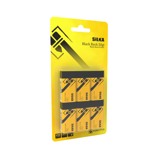 30 SMALL 6 PCS BLACK ROCK BLISTER SET
