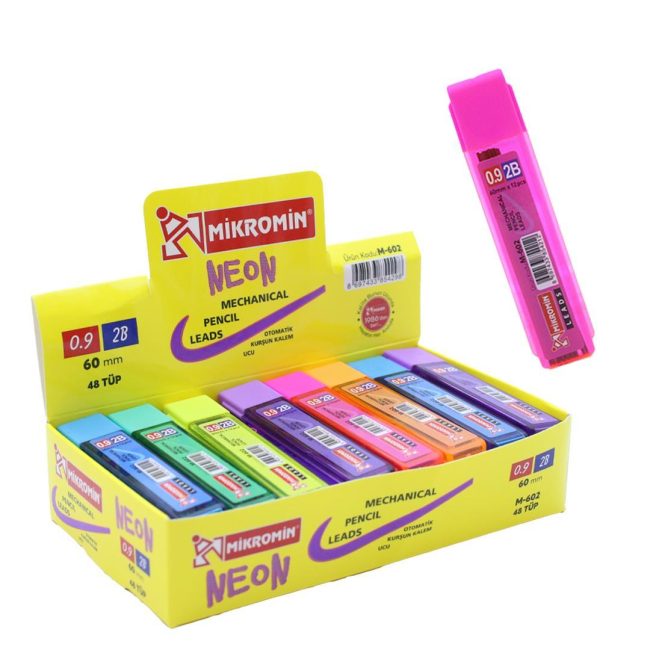 M-602 60MM NEON PENCIL LEAD (SHORT MIN) 0.9MM