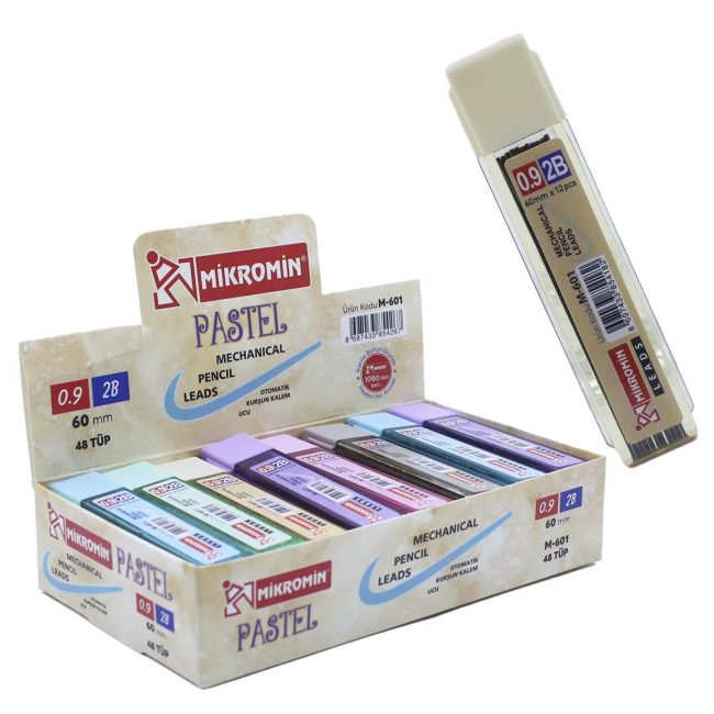 M-602 60MM PASTEL PENCIL LEAD (SHORT MIN) 0.9MM