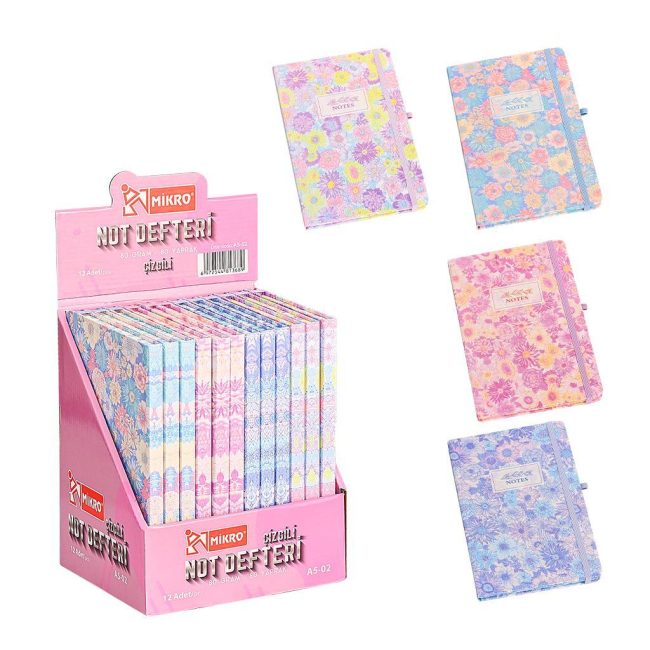 A5-02 LINED NOTEBOOK WITH STAND