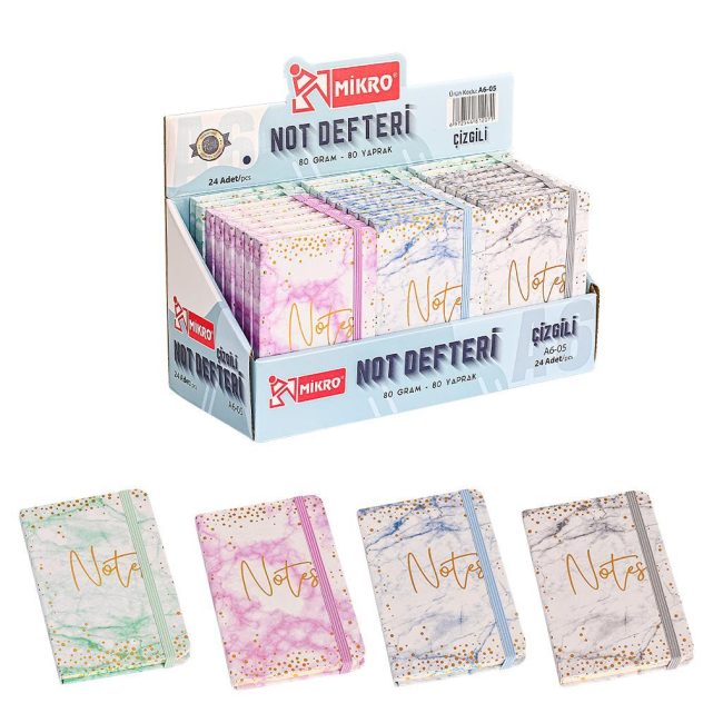 A6-05 LINED NOTEBOOK WITH STAND (24-PACK)
