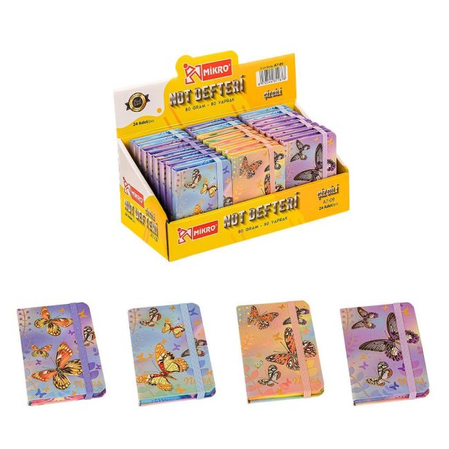 A7-09 LINED NOTEBOOK WITH STAND (24-PACK)
