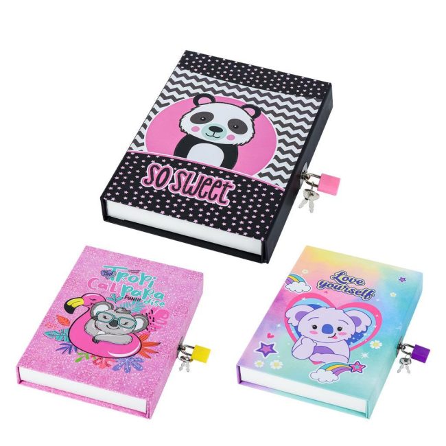 ST. HT-60 LOCKED MEMORY NOTEBOOK – KOALA DESIGN