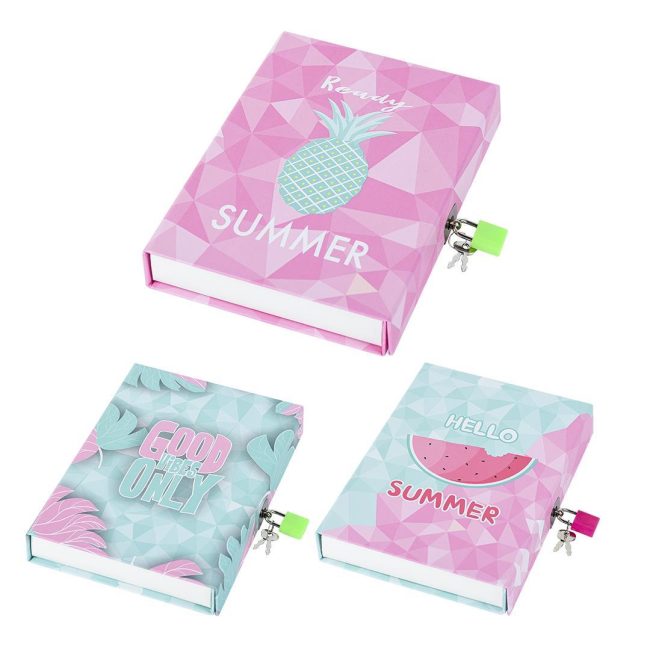 ST. HT-63 LOCKED MEMORY NOTEBOOK – HELLO SUMMER DESIGN