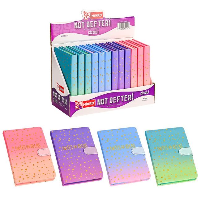 MG-01 LINED NOTEBOOK WITH STAND (112 PAGES)