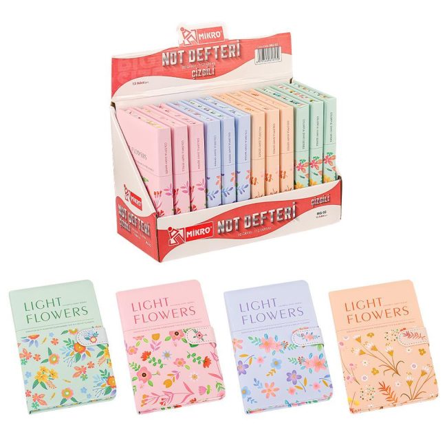 MG-02 LINED NOTEBOOK WITH STAND (112 PAGES)
