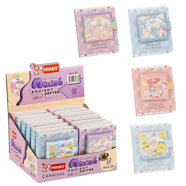 MINI-30 MINISH CARNIVAL SQUISHY MINI NOTEBOOK (128 PAGES)