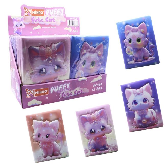 PUFFY PF-120 CUTE CAT NOTEBOOK