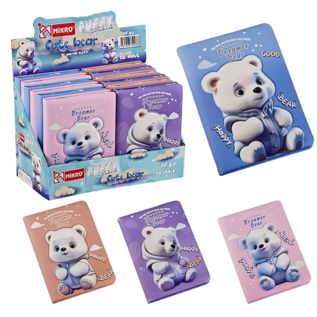 PUFFY PF-20 CUTE BEAR GIRL NOTEBOOK