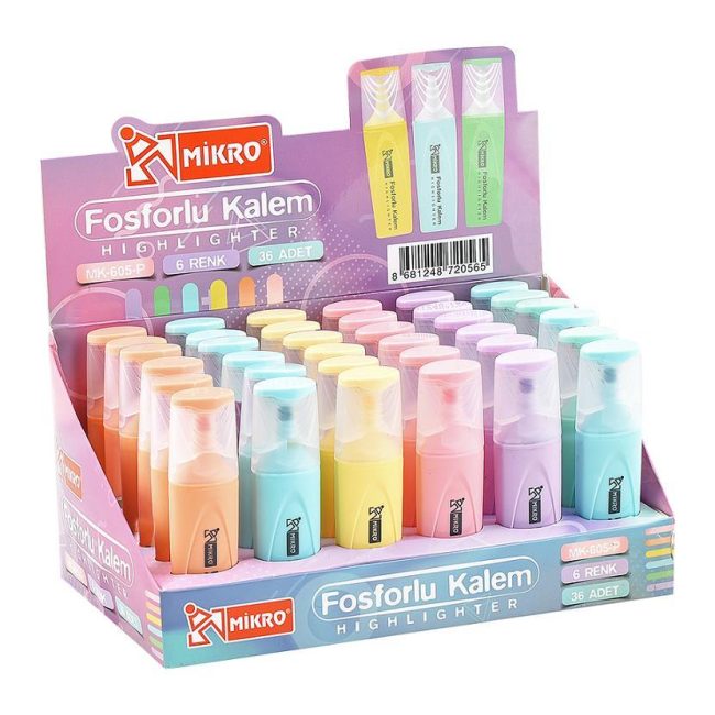 ST. MK-605P-36 PASTEL HIGHLIHTER SET