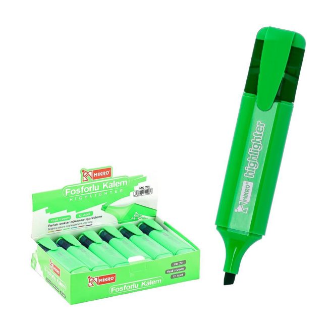 ST. MK 701-12 GREEN HIGHLIGHTER