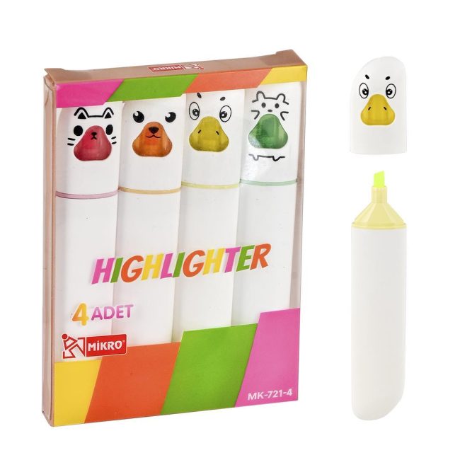 MK-721-4 HIGHLIGHTER SET