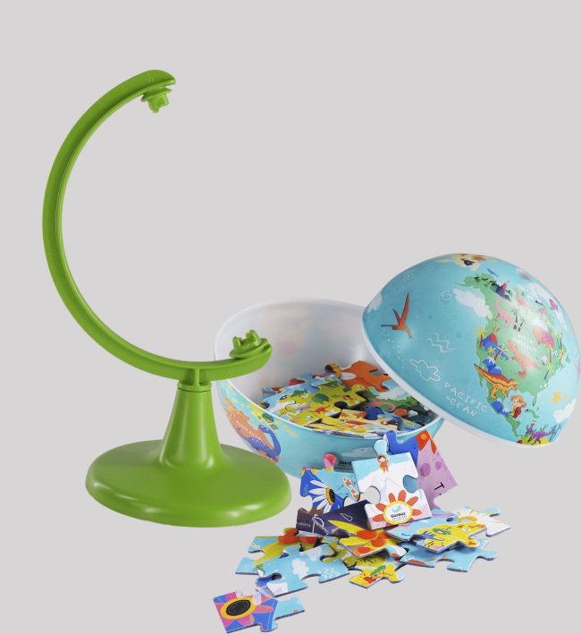 ð Dino World Globe + Puzzle ð§© - Image 2