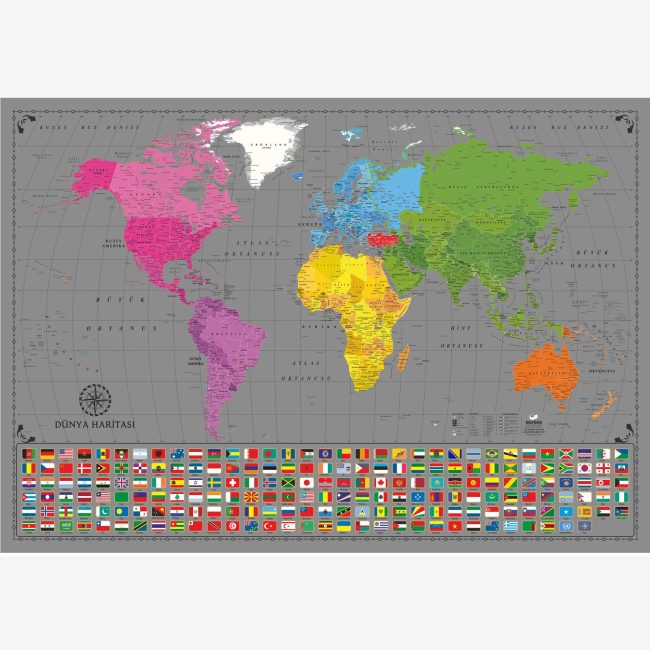 ð✍️ Scratchable World Map – 70x100cm ð¨ - Image 2