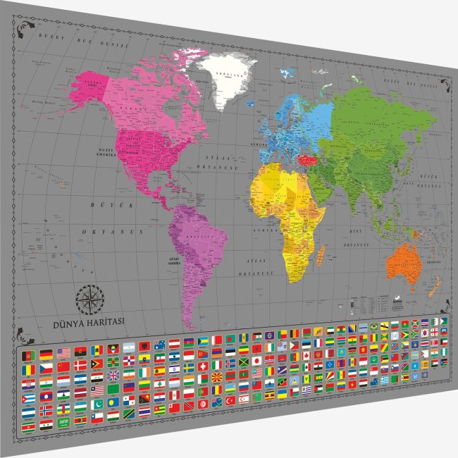 ð✍️ Scratchable World Map – 70x100cm ð¨ - Image 3