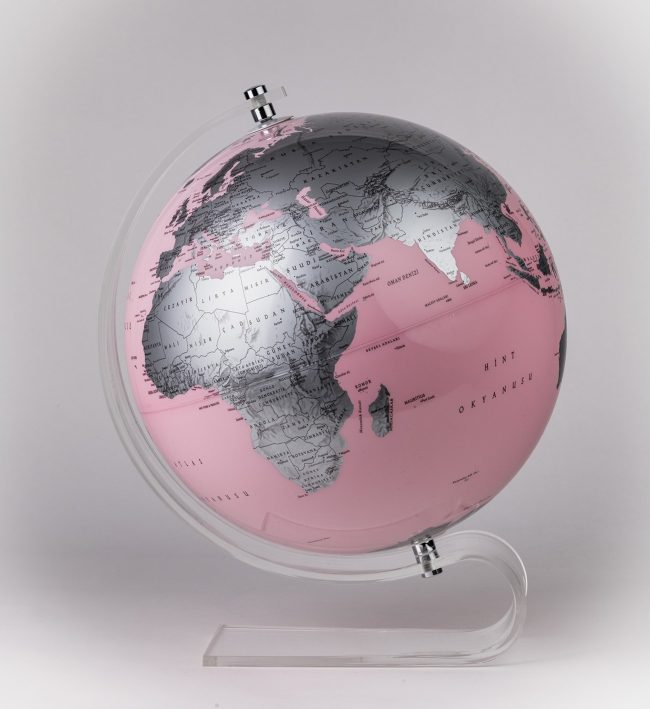 ð ø 33cm Misty Rose Swan Globe - Image 2