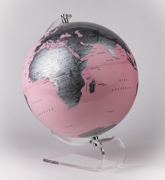ð ø 33cm Misty Rose Swan Globe