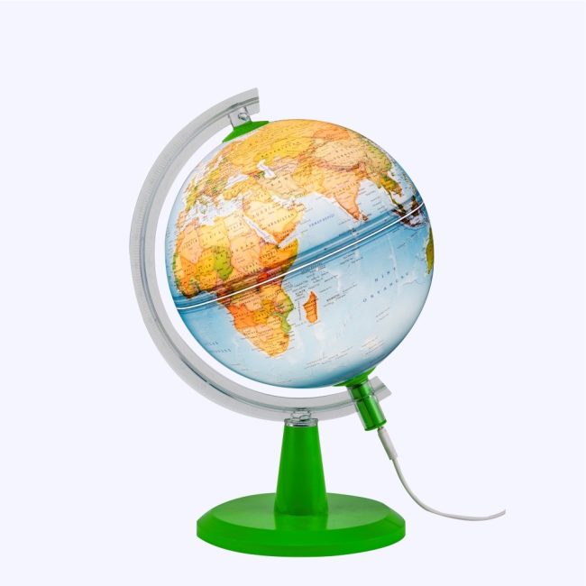 ð✨ ø 20cm Modern Physical Globe with LED Lighting - Image 2