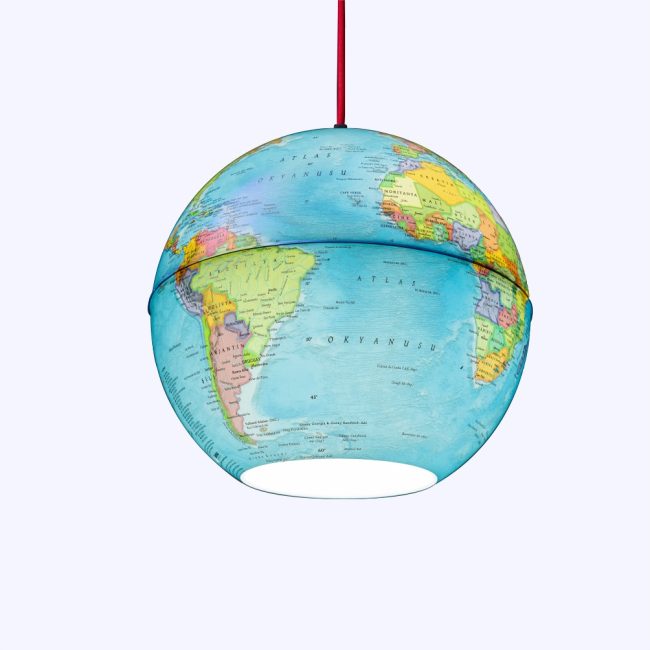ð 26cm Globe Lamp – Light Up Your World in Style - Image 2