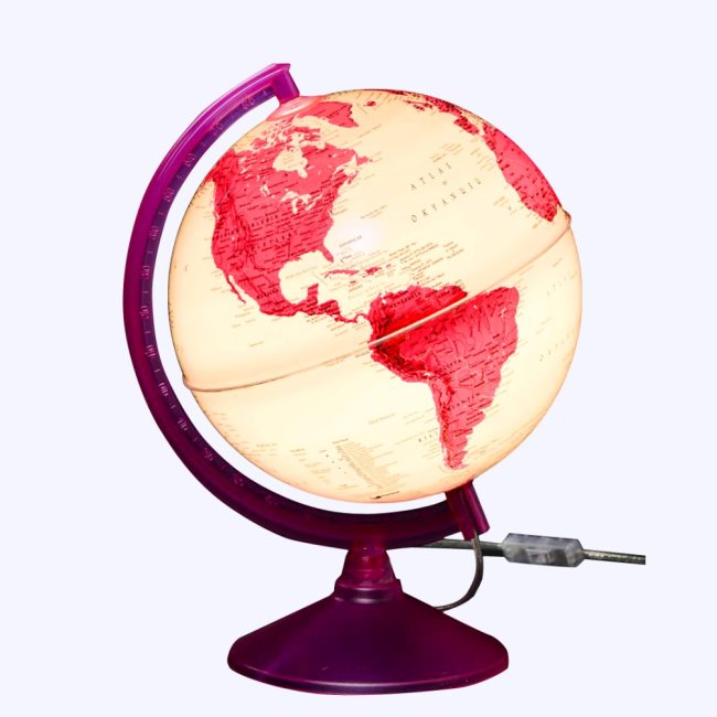 ð ø 26cm Magenta Globe / Illuminated – Bold Color & Radiant Light! - Image 2