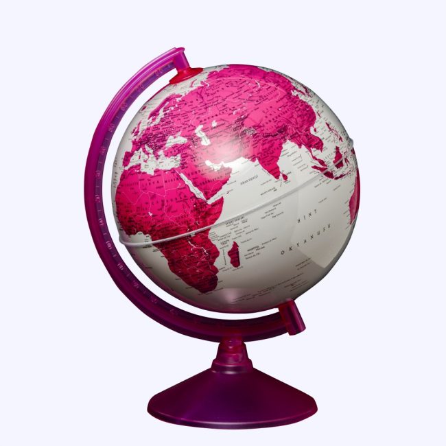 ð ø 26cm Globe Magenta – Bold Elegance for Any Room!