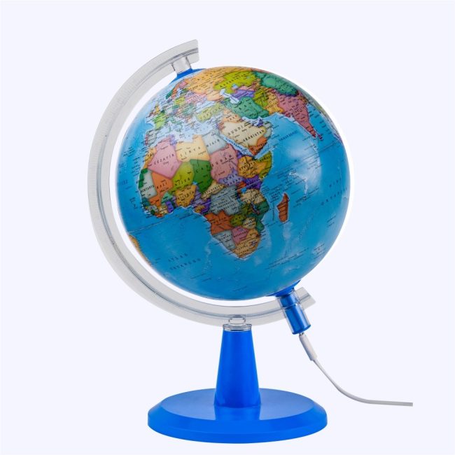 ð ø 26cm Modern Political Globe Light – A Global Touch for Your Space!