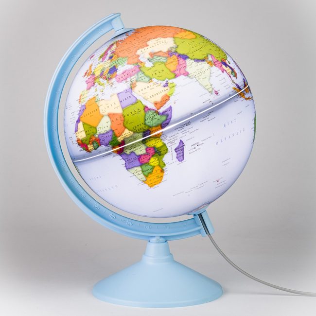 ð✨ ø 20cm Illuminated Political Globe With Light - Image 2