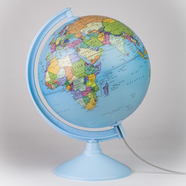 ð✨ ø 26cm Illuminated Political Globe With Light