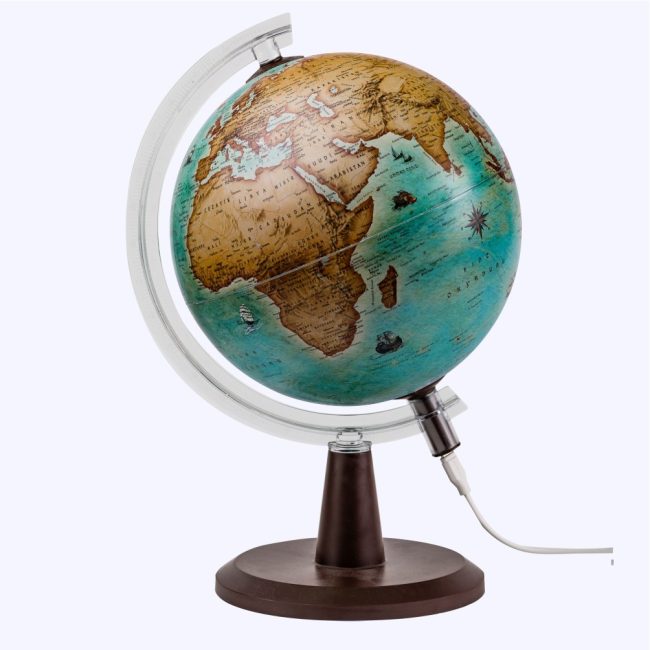 ð ø 30cm Modern Antique LED Globe – Classic Meets Modern