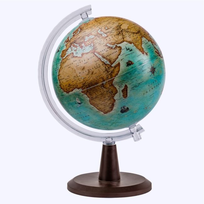 ð ø 30cm Modern Antique Globe – A Timeless Blend of Classic and Contemporary