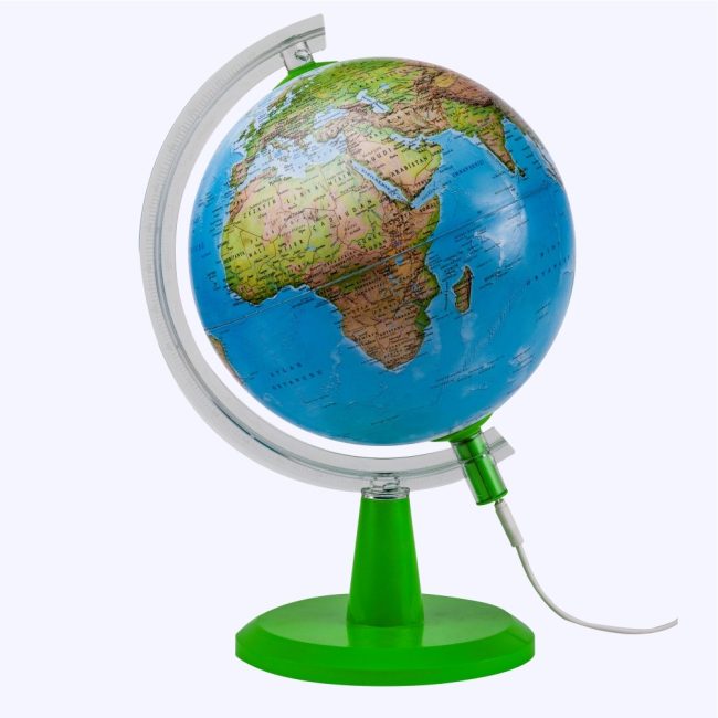 ðð¡ Ø 30cm Modern Physical Globe / LED Illuminated Lighting – Light Up Your World! ✨