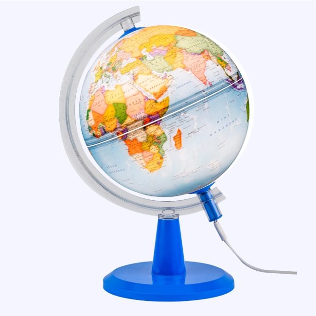 ð ø 30cm Modern Political Globe – LED Elegance Meets Education! - Image 2