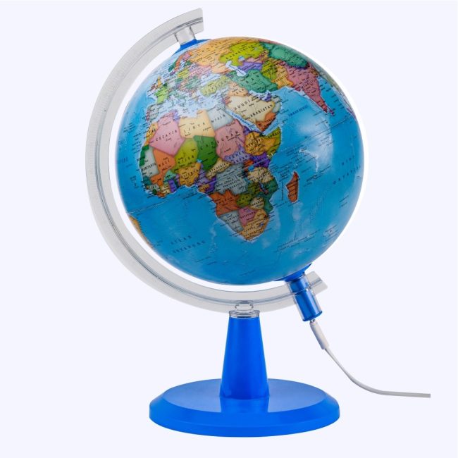 ð ø 30cm Modern Political Globe – LED Elegance Meets Education!